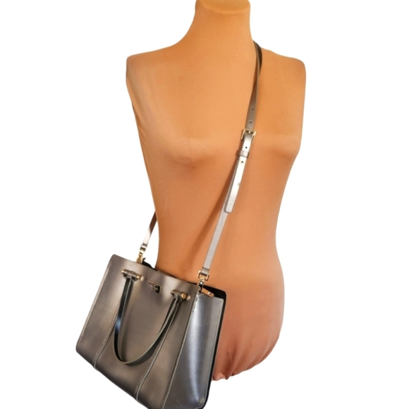 KATE SPADE Arbour Hill Elodie Silver Leather Bag - Picture 6 of 15